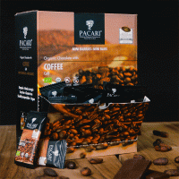 Organic Chocolate with Coffee Beans - 60 - Cacao - Minibars - Pacari - 100 pieces