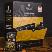 Organic Chocolate - Single Origin - Limited Edition - Piura Quemazon - 70 - Cacao - Minibars - Pacari - 100 pieces