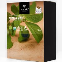 Organic Chocolate with Andean Mint - 60 - Cacao - Minibars - Pacari - 100 pieces