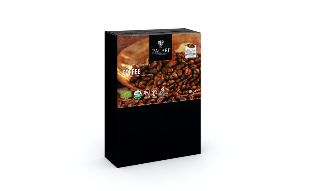 Mega pack 100 organic chocolate with coffee beans, fun size bars