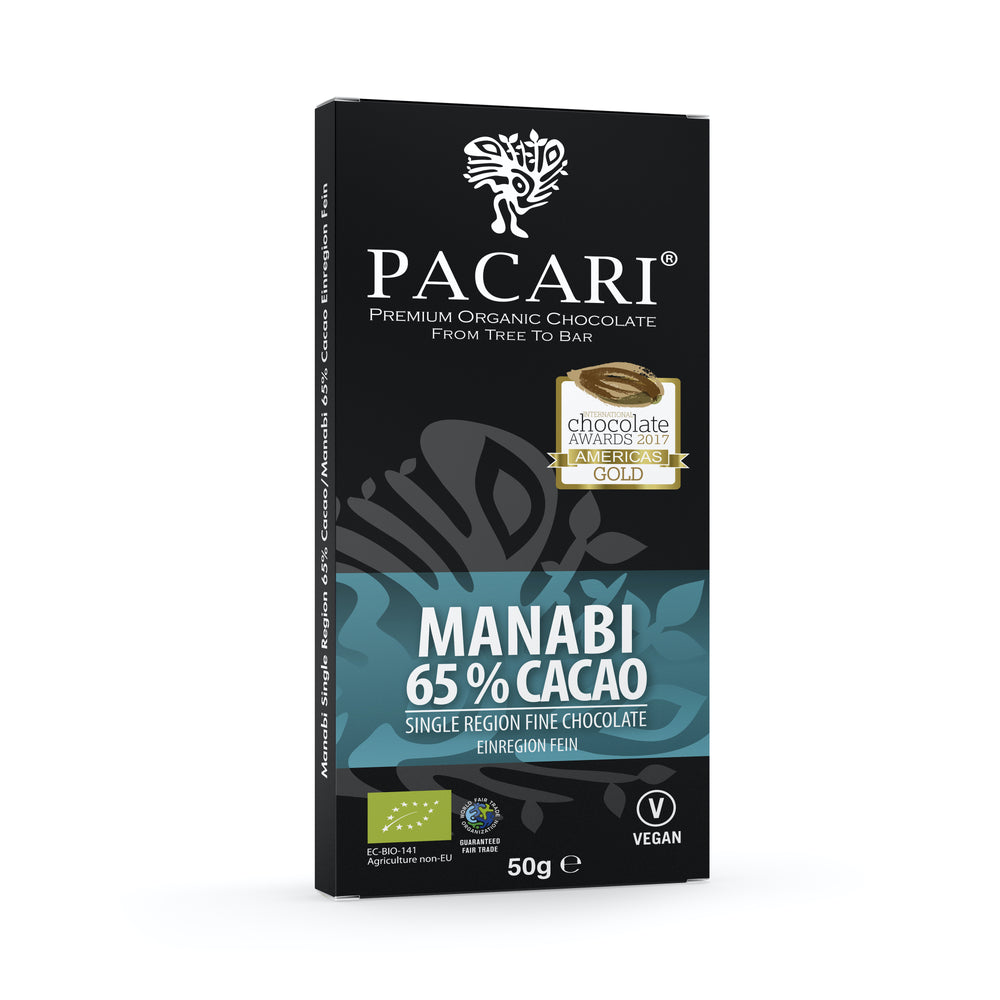 Organic Chocolate Bar Manabi 65%